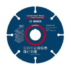 BOSCH Carpide Multi Whell Taşlama İçin Ahşap Kesme Diski 115 mm (Elmas uçlu)