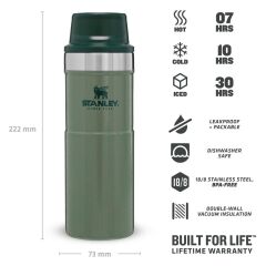 STANLEY Trigger-Action Travel Mug Seyahat Bardağı 0.47 ml (Yeşil)