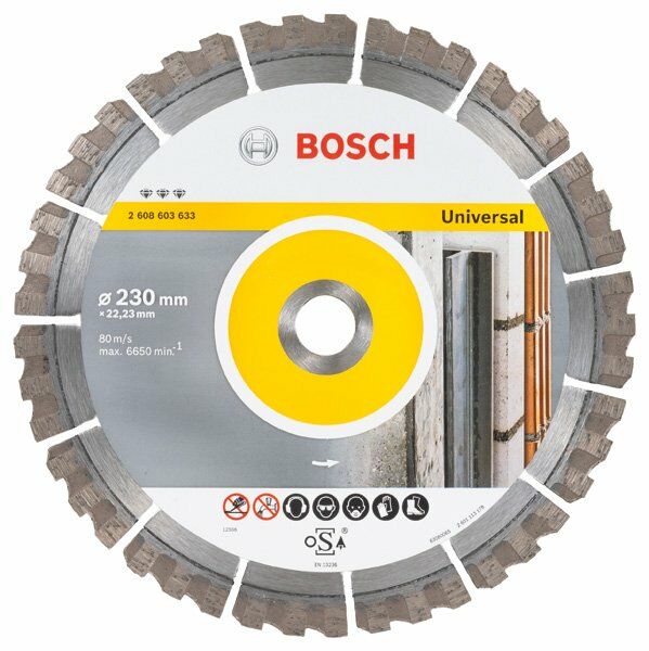BOSCH Yapı Malzemeleri ve Metal İçin Elmas Testere 230 mm