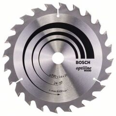BOSCH Ahşap İçin 190x20 mm 24 Diş Daire Testere Bıçağı