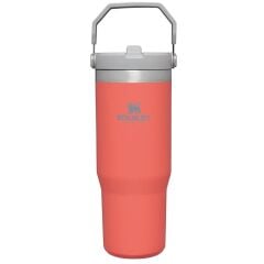STANLEY The IceFlow Flip Straw Pipetli Termos Bardak 0.89 Lt - Açık Mercan