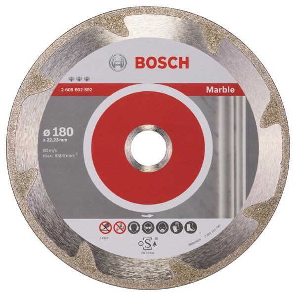 BOSCH Mermerde Hızlı ve Temiz Kesim İçin Elmas Testere 180 mm