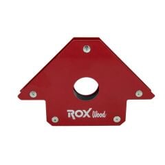Rox Wood 0072 Manyetik Açılı Kaynak Tutucu Mıknatıs Gönye 50 Lbs