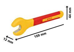 BOSCH Profesyonel İzoleli 1000 Volt Çatal Ağız Tek Anahtar 17 mm (1600A02NF2)