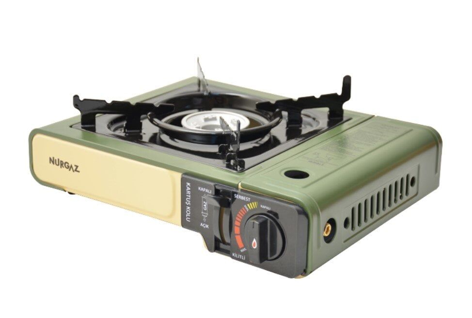 NURGAZ NG 501 Tekli Portatif Kamp Ocağı (Haki)