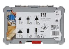 BOSCH 8 mm Saplı Profesyonel Ahşap Freze Bıçak Seti 6 Parça (2607017469)