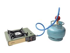 NURGAZ NG 501 Tekli Portatif Kamp Ocağı (Turuncu)