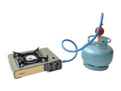 NURGAZ NG 501 Tekli Portatif Kamp Ocağı (Turuncu)