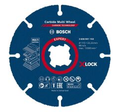 BOSCH Carpide Multi Whell Taşlama İçin Ahşap Kesme Diski 115 mm (Elmas uçlu)