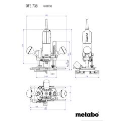 METABO OFE 738 El Frezesi 710 Watt