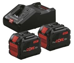 BOSCH 18 Volt 12.0 Ah Procore Akü + GAL 18V-160 Akü Seti