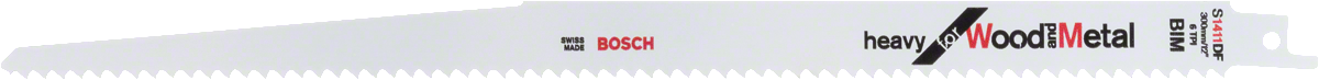 BOSCH S 1411 DF Ahşap ve Metal İçin Tilki Kuyruğu Testere Ucu 300 mm