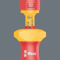 WERA 7400 VDE 1000 Volt 16 Parça Tork Ayarlı Tornavida Takımı 1,2-3 Nm