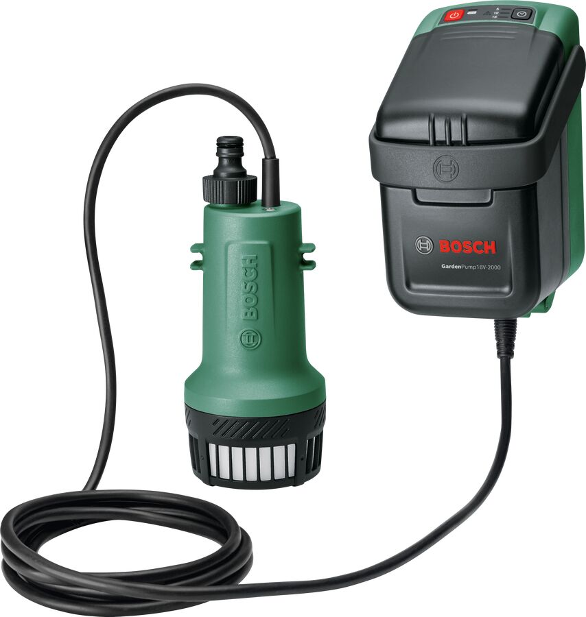 BOSCH GardenPump 18V-2000 Akülü Bahçe Pompası 18 Volt 2.5 Ah