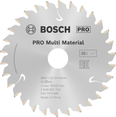 BOSCH Pro Multi Material 85 mm 30 Diş Elmas Daire Testere (Ahşap - Aluminyum için)