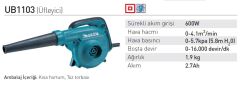 MAKİTA UB 1103 Üfleyici