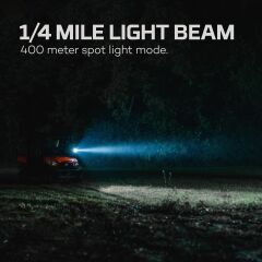 NEBO Master SL25 Şarjlı El Feneri 600 Lümen (SPT-1005-G)