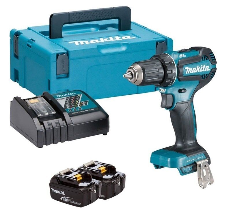 MAKİTA DDF485RTJ Kömürsüz Şarjlı Matkap 18 Volt 5.0 Ah