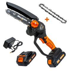 MAX-EXTRA MX8006 Mini Şarjlı Zincirli Budama Testeresi 20 Volt