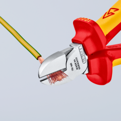KNIPEX VDE 1000 Volt Elektrikçi Yan Keski 140 mm (7006140)