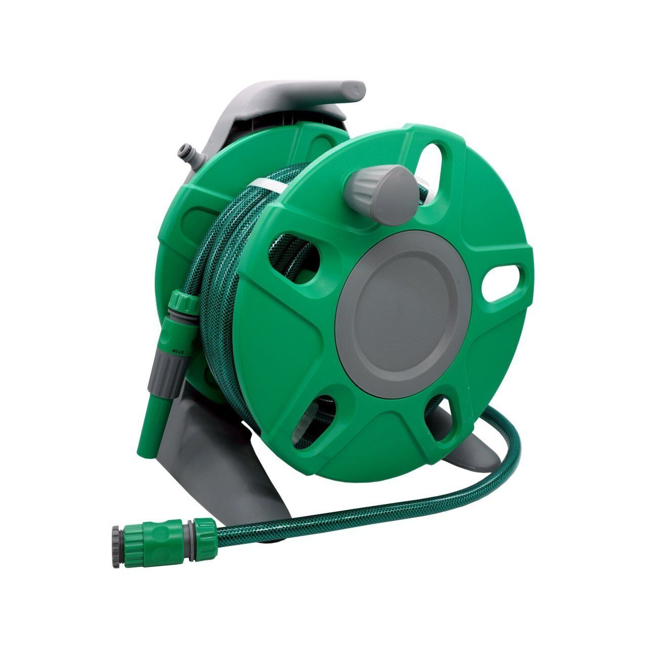 DAYE DY 62215B Duvara Bağlanabilir Bahçe Sulama Hortum Makara Seti 15 Mt