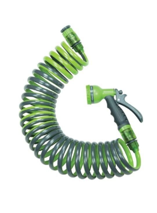 DAYE 5908 Bahçe Sulama İçin Spiral Hortum Seti 7.5 Metre