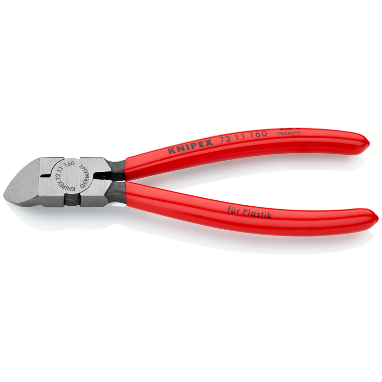 KNIPEX Eğri Yan Keski 160 mm (7211160)