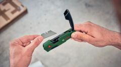 BOSCH Katlanır Maket Bıçağı (Kılıf + 10 Adet Yedek Bıçak)