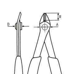 KNIPEX Super Knips Elektronikçi Pensesi 125 mm (7803125)