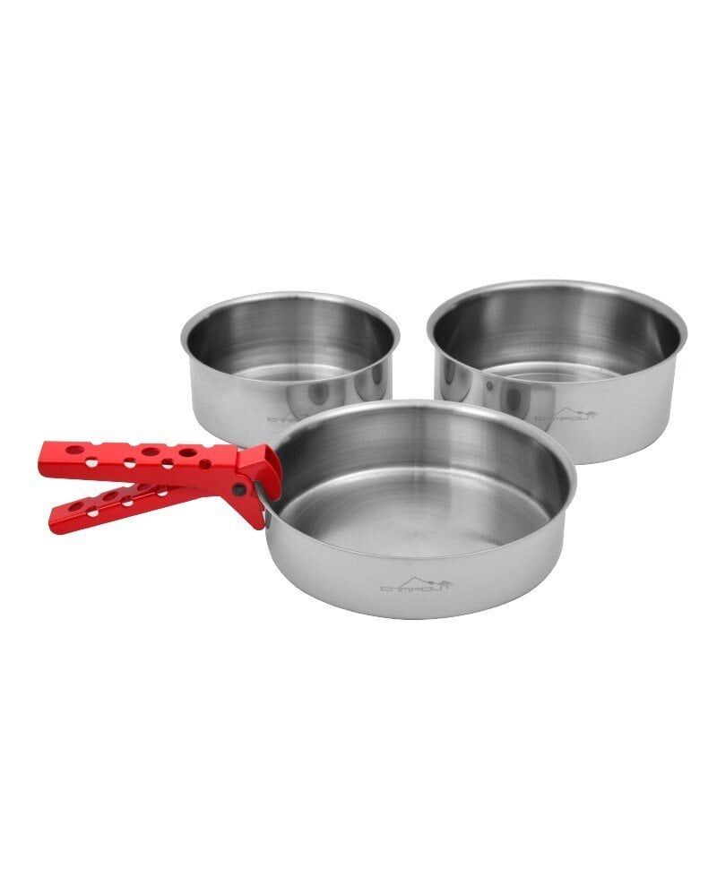 NURGAZ NG 200-K Krom Tencere ve Tava Seti