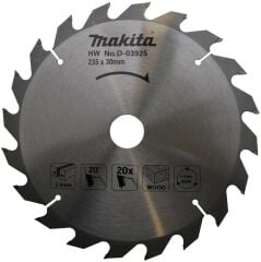 MAKİTA D-03925 Daire Testere 235x2.4x30 20 Diş