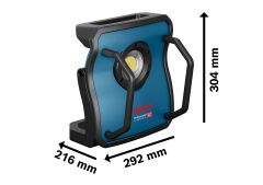 BOSCH GLI 18V-10000 C Akülü Led Fener ve Projektör 10000 Lümen 18 Volt (Akü ve Şarj Aleti Hariç)
