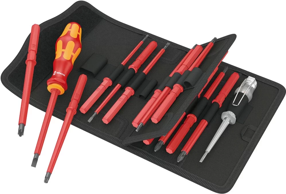 WERA Kraftform Kompakt VDE 60i/65i/67i Çantalı Alet Seti