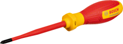 BOSCH Profesyonel İzoleli 1000 Volt PZ1 x 100 mm Yıldız Tornavida (1600A02ND1)