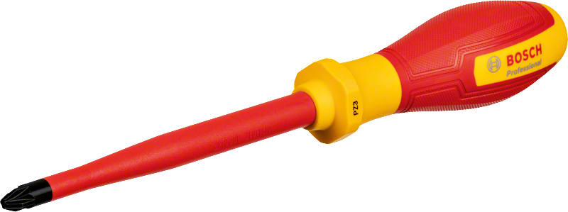 BOSCH Profesyonel İzoleli 1000 Volt Tornavida PZ3 x 125 mm (1600A02ND3)