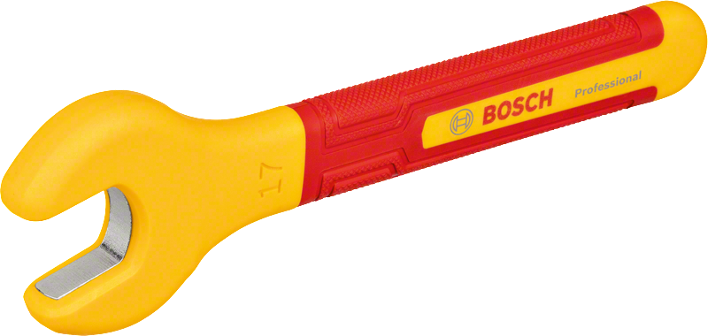 BOSCH Profesyonel İzoleli 1000 Volt Çatal Ağız Tek Anahtar 17 mm (1600A02NF2)