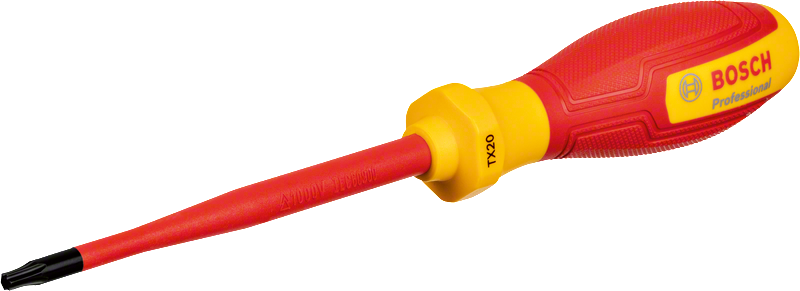 BOSCH Profesyonel İzoleli 1000 Volt T20 x 100 mm Torx Tornavida (1600A02NC7)