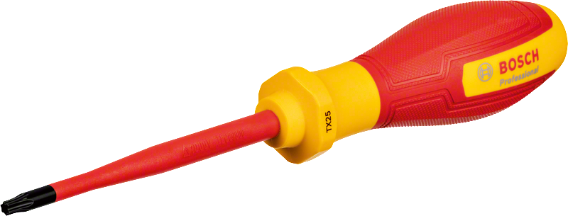 BOSCH Profesyonel İzoleli 1000 Volt T25 x 100 mm Torx Tornavida (1600A02NC8)