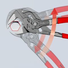 KNIPEX Düz Ağızlı Rekor Fort Pense Buton Ayarlı 250 mm (8601250)