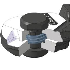 KNIPEX Çelik Halat ve Tel Kesme Makası 190 mm (9562190)