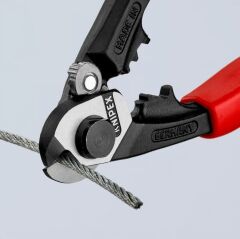 KNIPEX Çelik Halat ve Tel Kesme Makası 190 mm (9562190)
