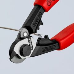 KNIPEX Çelik Halat ve Tel Kesme Makası 190 mm (9562190)