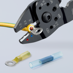 KNIPEX Pabuç Sıkma ve Kablo Sıyırma Pensesi (9732240)