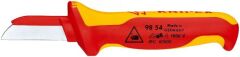 KNIPEX VDE 1000 Volt Kablo İzole Sıyırma Bıcağı 190 mm (9854)