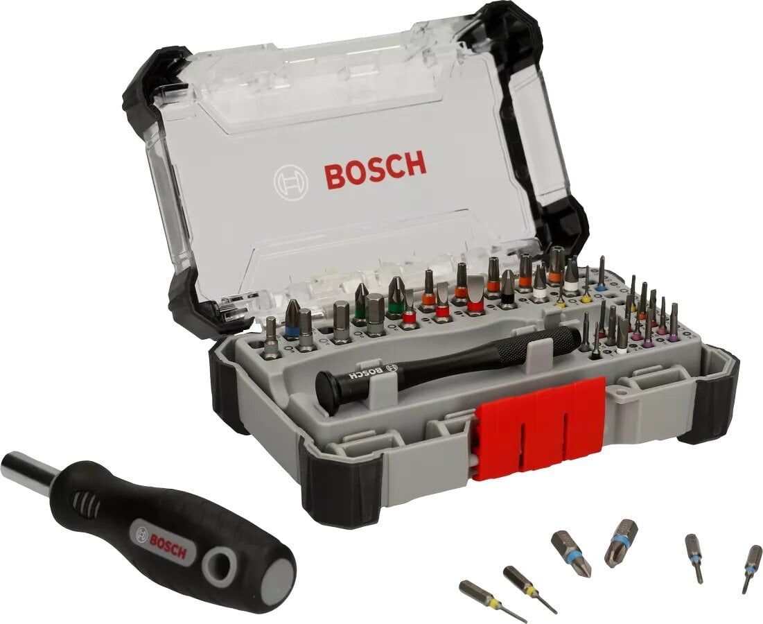 BOSCH 42 Parça Tornavidalı Vidalama Bits Uç Seti (Standart ve Hassas Tip)