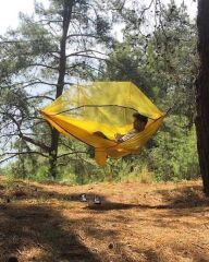 NURGAZ Kırmızı Cibinlikli Hamak (NG CHMK)