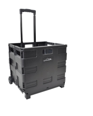 NURGAZ Katlanır Tekerlekli Kamp Kasası (NG C139 Siyah)