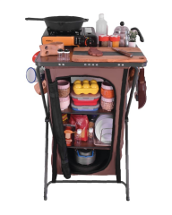 NURGAZ Campout Tek Kapılı Kamp Mutfağı (NG C155)