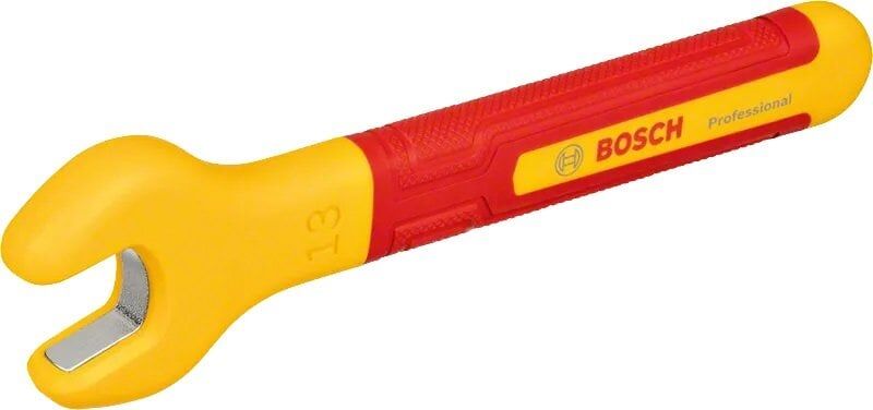 BOSCH Profesyonel İzoleli 1000 Volt Çatal Ağız Tek Anahtar 13 mm (1600A02NF1)