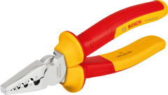 BOSCH VDE 1000 Volt İzoleli Kablo Pabucu Sıkma Pensesi 180 mm (1600A02NE6)